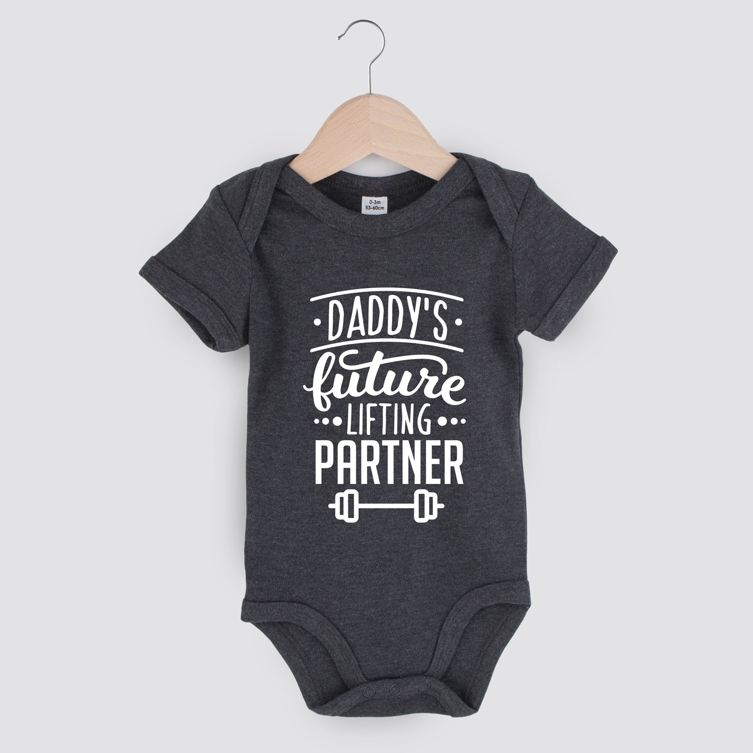 Strippen weerstand Bouwen Daddy's future lifting partner | Baby romper - babycomingsoon.be