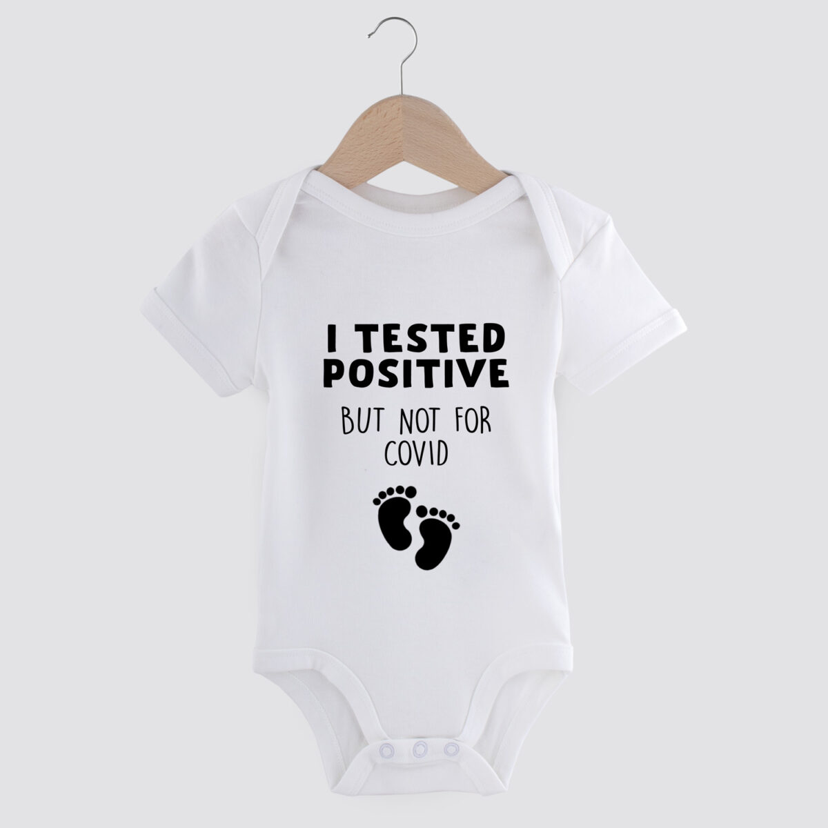 baby romper, I tested positive but not for covid