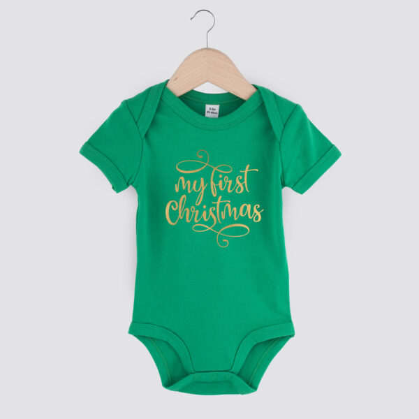 baby romper, my first christmas
