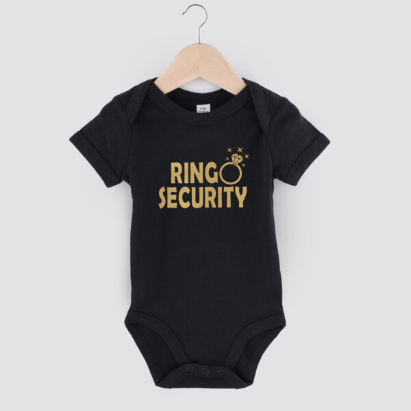 baby romper, ring security