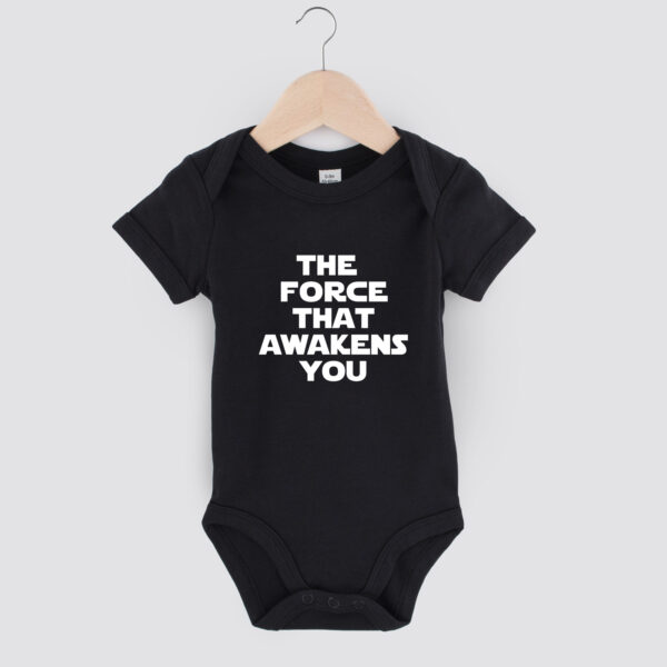 baby romper, body, onesie, the force that awakens you